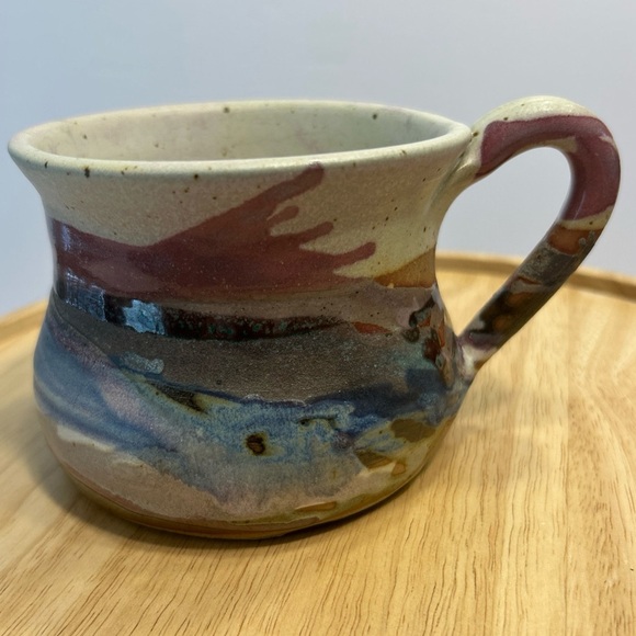 Studio Art Pottery Coffee/Soup Mug Bowl Artist Signed Swick Klickitat USA 20oz - Picture 3 of 6